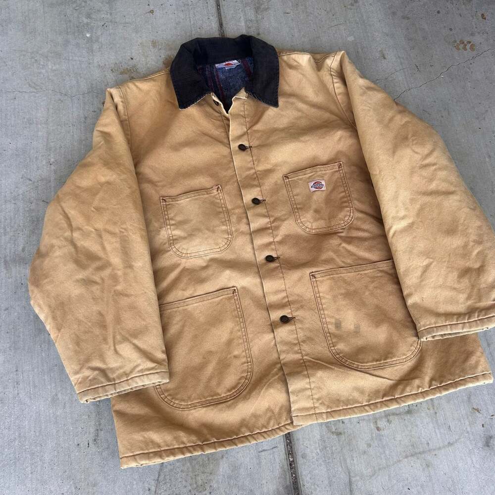 Vintage Dickies Blanket-Lined Duck Canvas Chore Barn Jacket